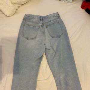 PACSUN light wash mom jeans